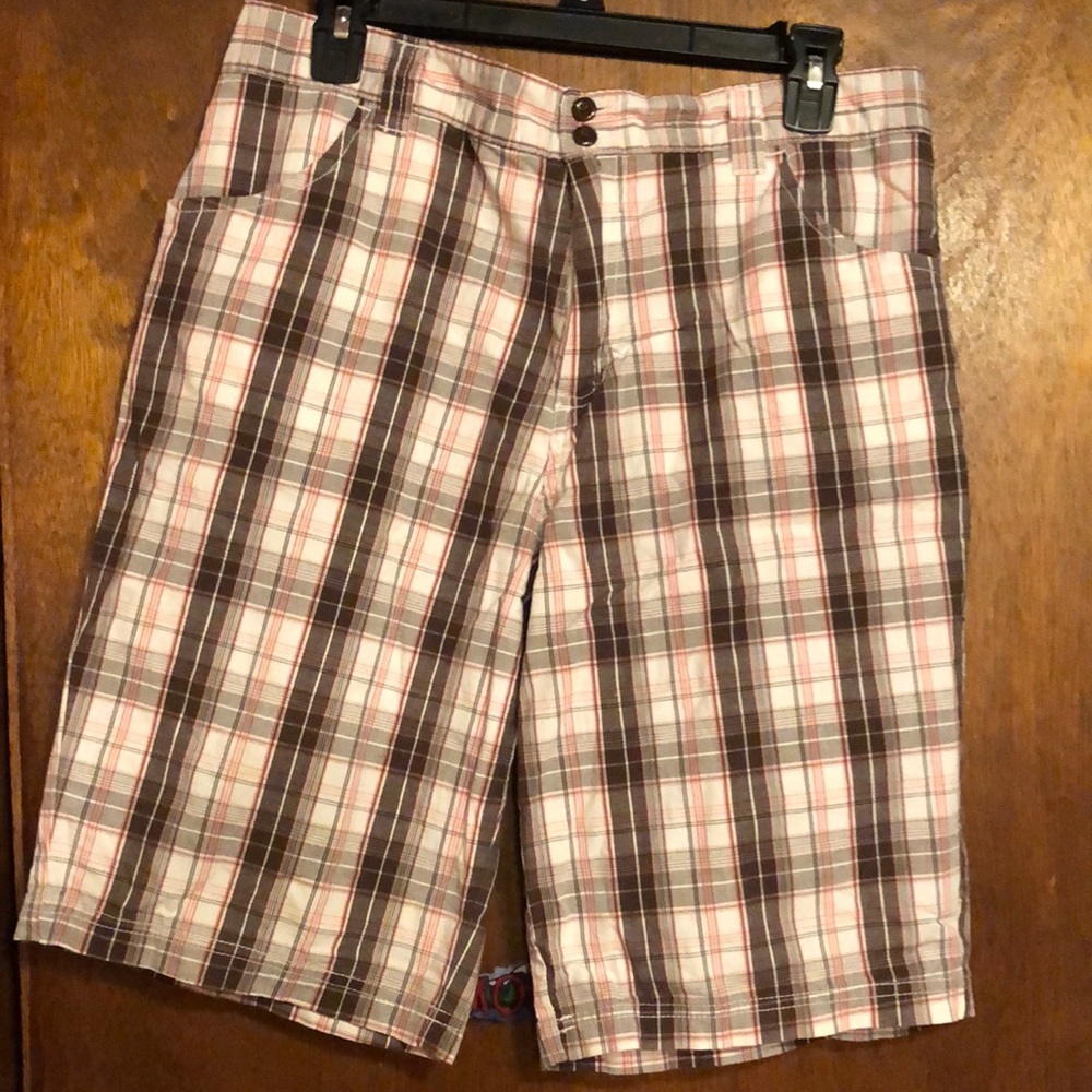 Bobbie Brooks plaid shorts sz 12-14